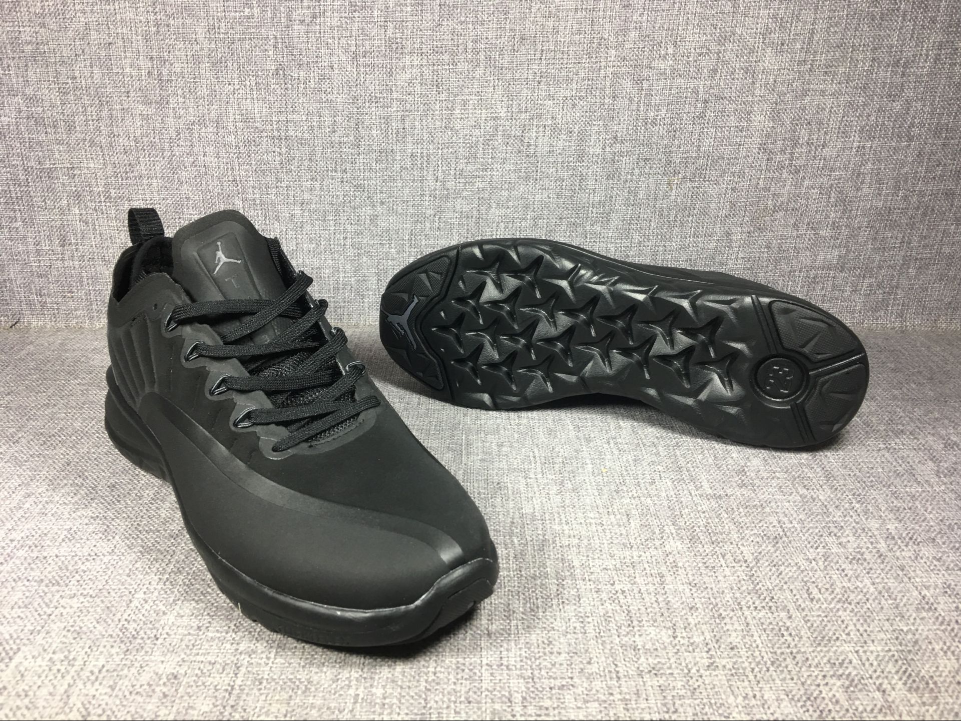 2018 Men Air Jordan 12.5 Low All Black Shoes - Click Image to Close